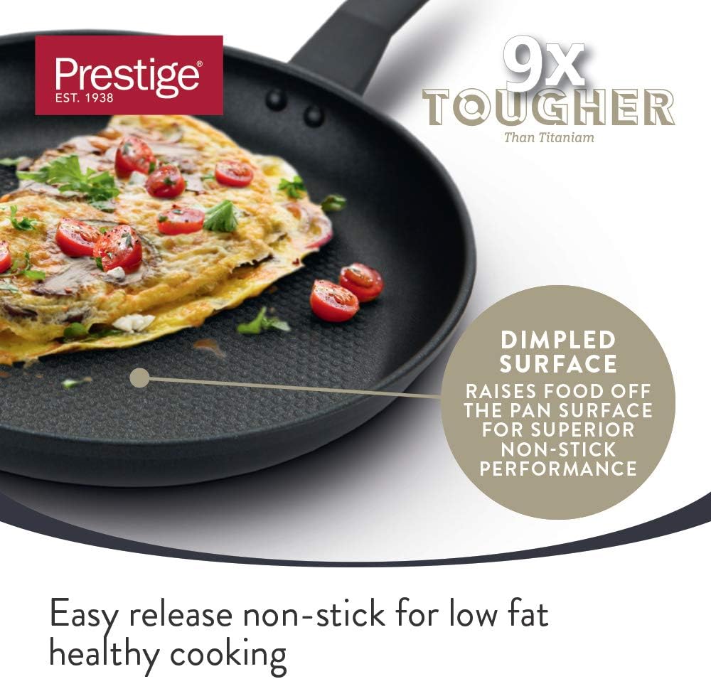 Thumbnail 6 de Prestige Egg Poacher Pan – 2 in 1 Poached Egg Maker with 4 Non‑Stick Cups & 20cm Induction Pan