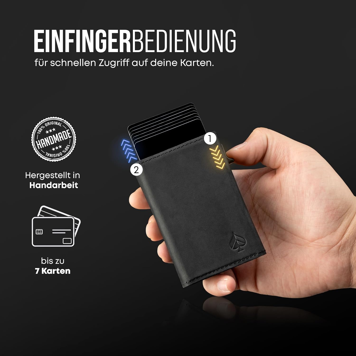 Detalle 2 de Card Nine! Magnet Kartenetui RFID Schutz