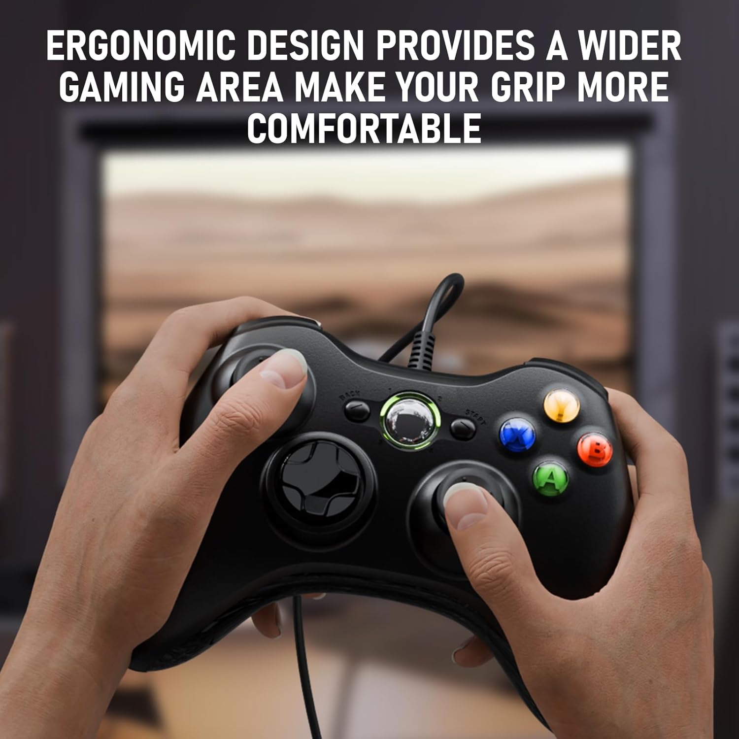 Thumbnail 3 de Controller 2er-Pack USB Gamepad – kompatibel mit Xbox 360 und PC (Win XP–10)