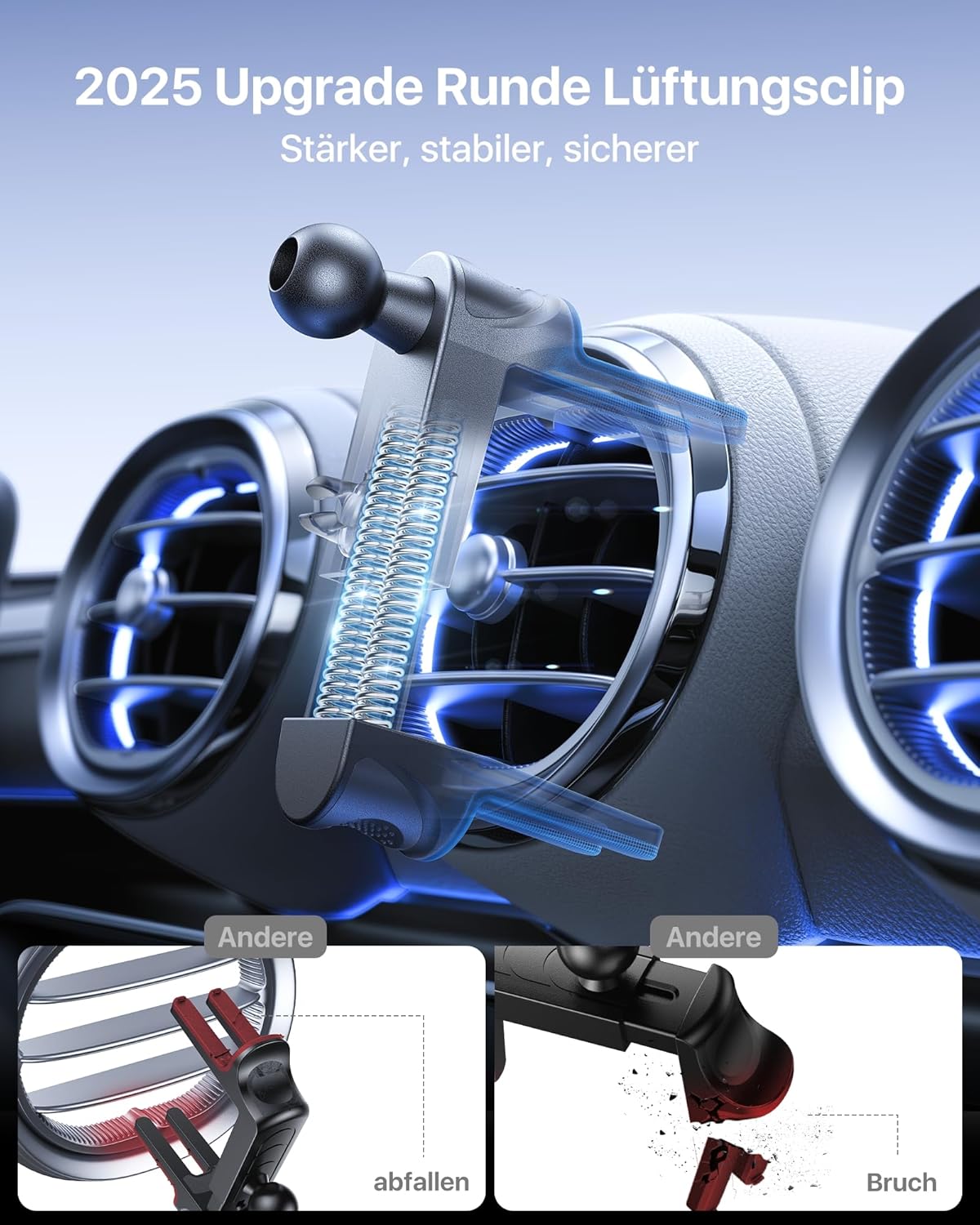 Detalle de andobil Handyhalterung Auto MagSafe mit 20x N56 Magneten