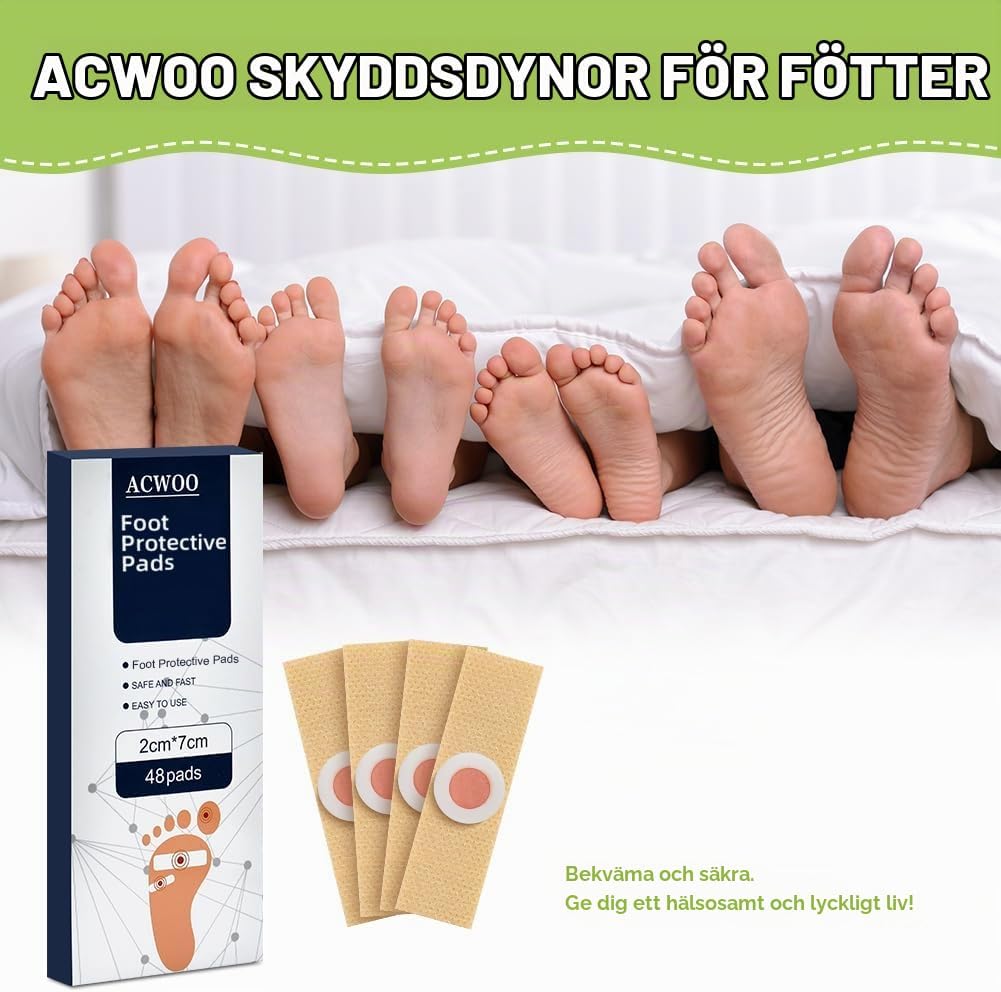 Detalle 2 de ACWOO liktornsplåster, 48 tryckavlastande dynor med salicylsyra