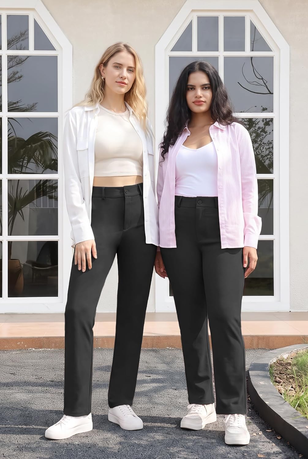 Thumbnail 1 de Bamans Dress Pants Women High Waisted 13 Inseam Options 📄