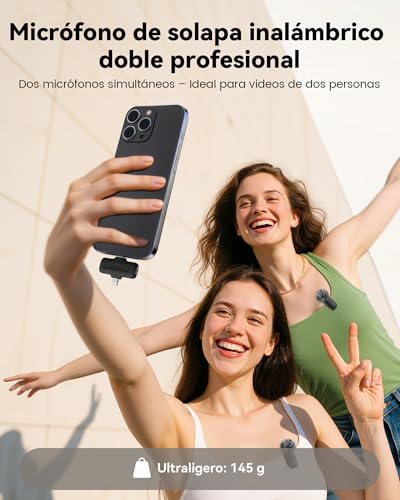 Thumbnail 6 de CZOCPOS 2 Micrófonos Inalámbricos para Phone y Android con Estuche de Carga
