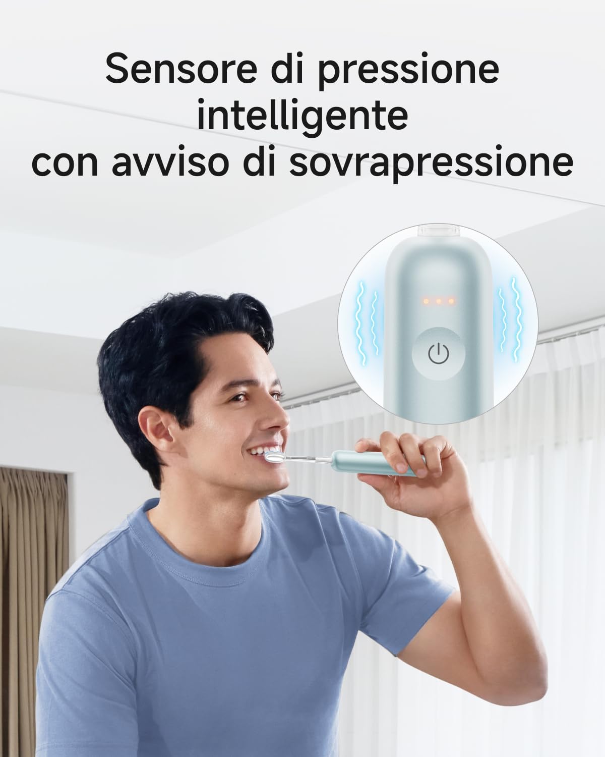 Thumbnail 5 de Laifen Wave Pro Spazzolino Elettrico Sonico per Adulti con oscillazioni 60° e batteria 70 giorni