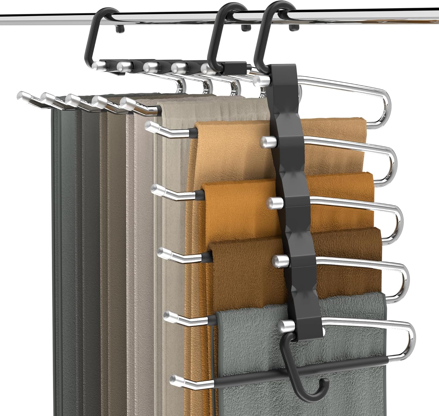Detalle de Pants Hangers Space Saving 2-Pack — Closet Organizer