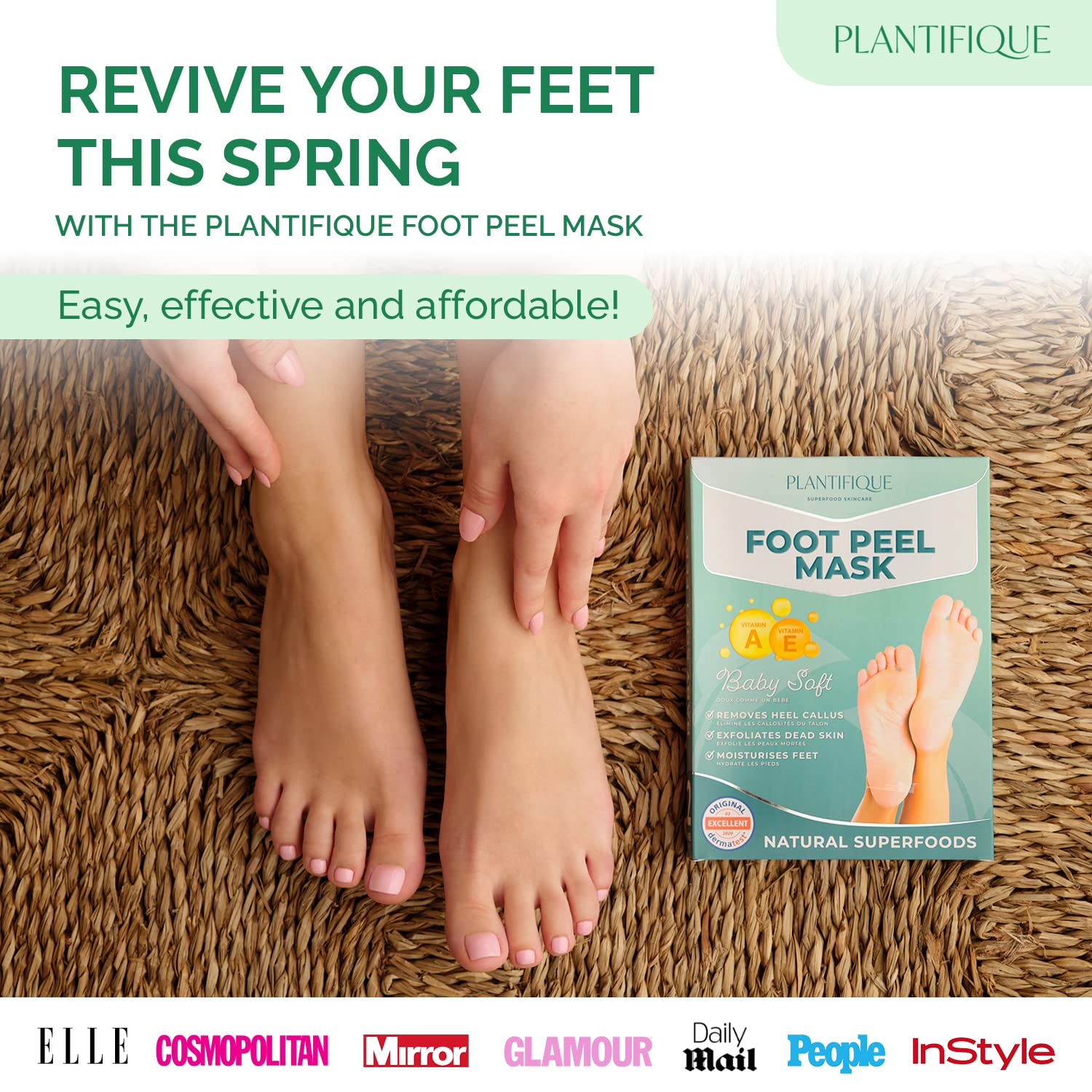 Thumbnail 6 de PLANTIFIQUE Foot Peeling Mask for Baby-Soft Heels 🦶