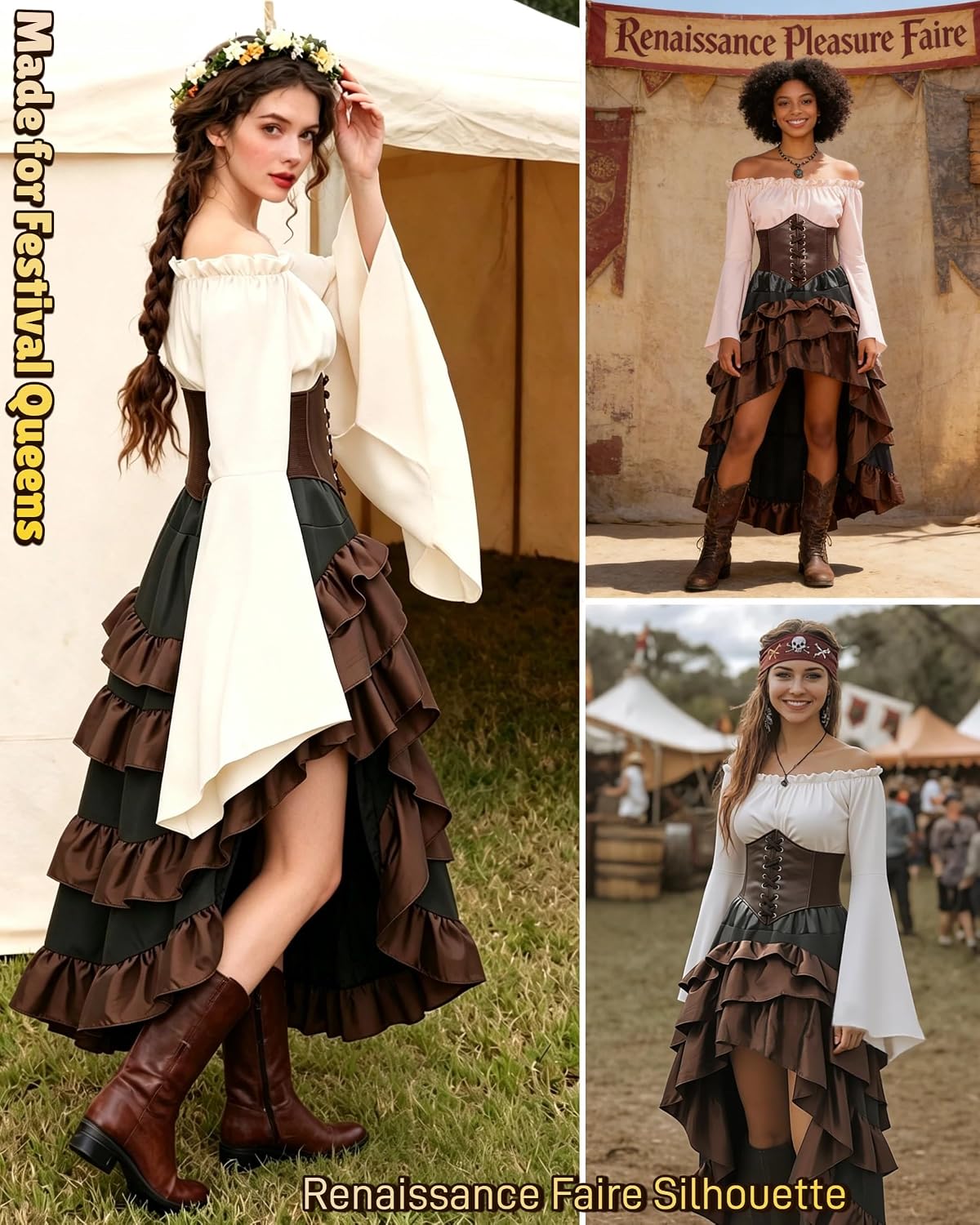 Thumbnail 6 de Women's Pirate Costume, Polyester
