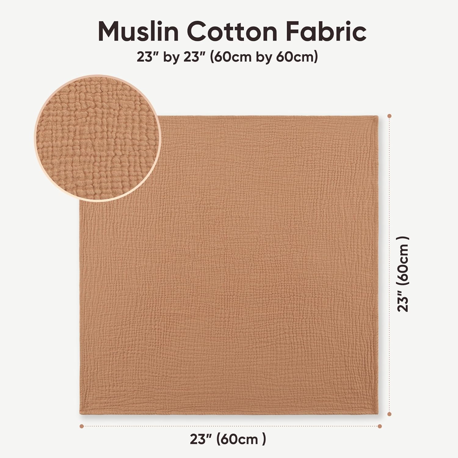 Thumbnail 4 de Bearmoss Langes coton bébé 60x60 cm