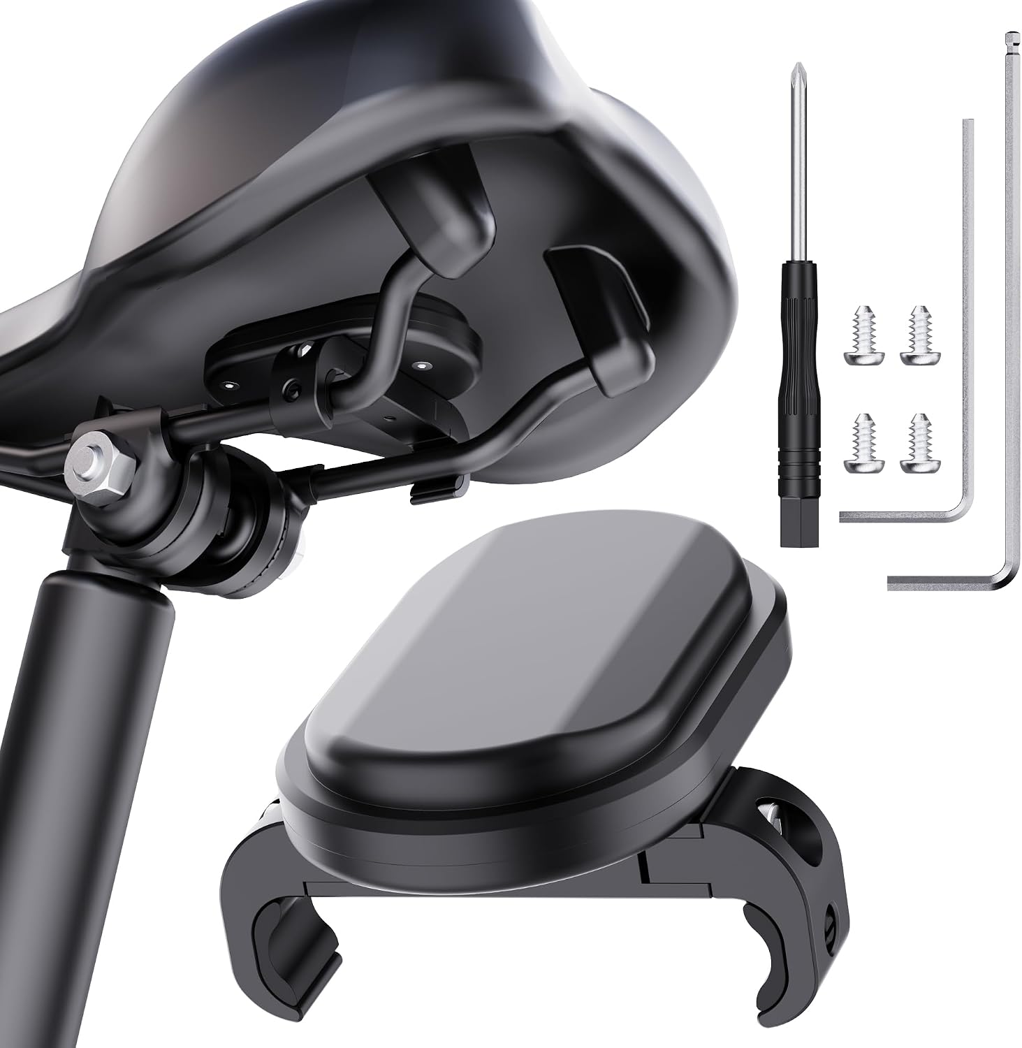 Detalle de DDJ fietshouder DDJ-QT-ZXC-DW-001 voor AirTag, SmartTag2 en Moto Tag