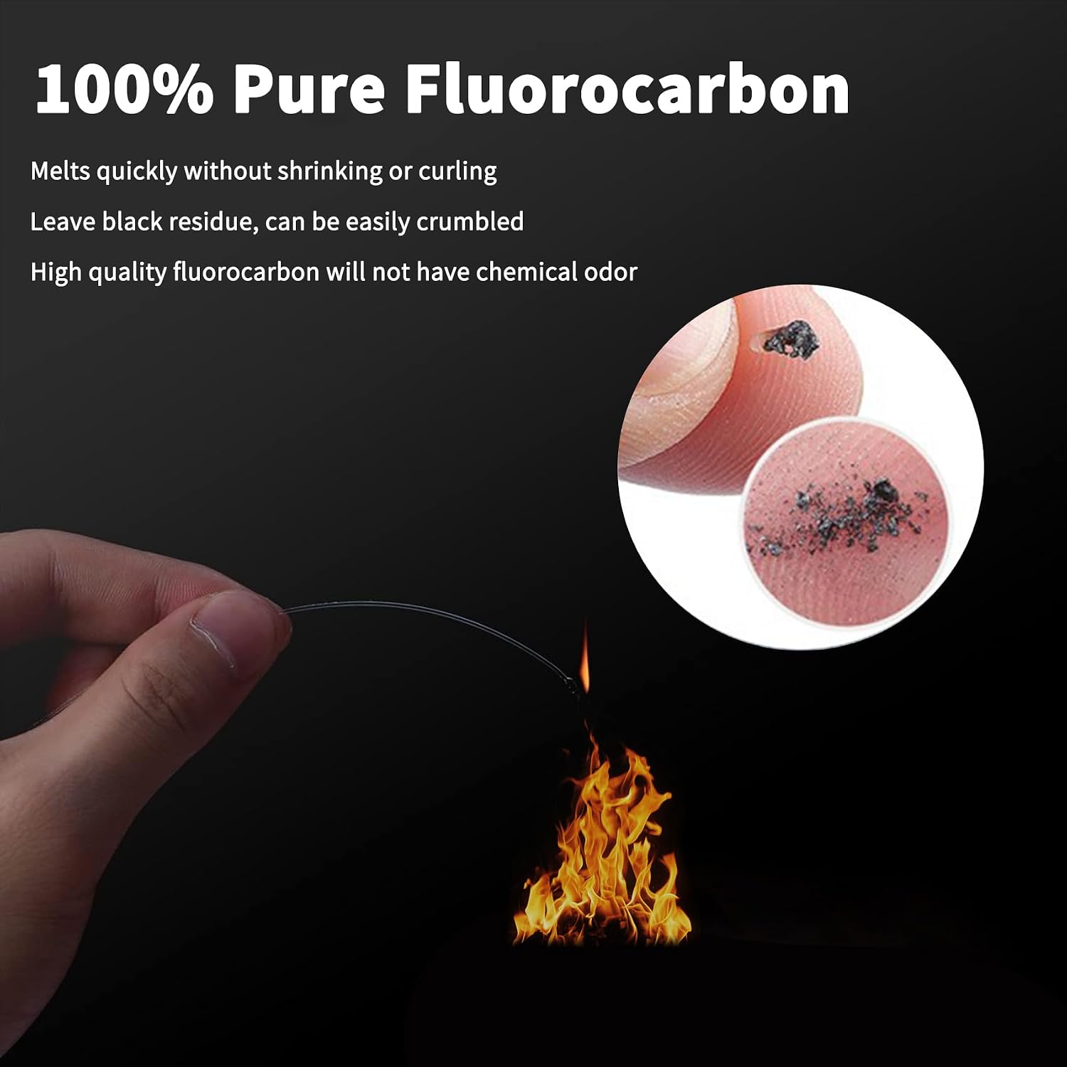Detalle de Eupheng Fluorocarbon Fishing Leaders