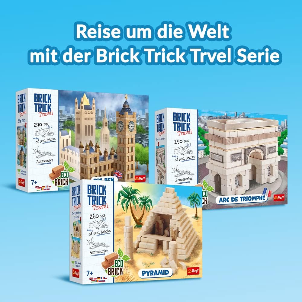 Thumbnail 6 de Brick Trick Travel – Trefl Brick Trick Tower of Pisa mit EKO Bricks (260 Bausteine, ab 7 Jahren)