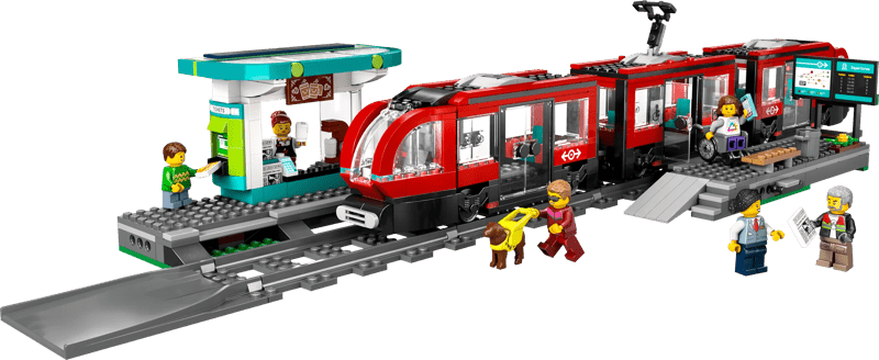 Detalle de Lego 60423 StraĂźenbahn đźš‹