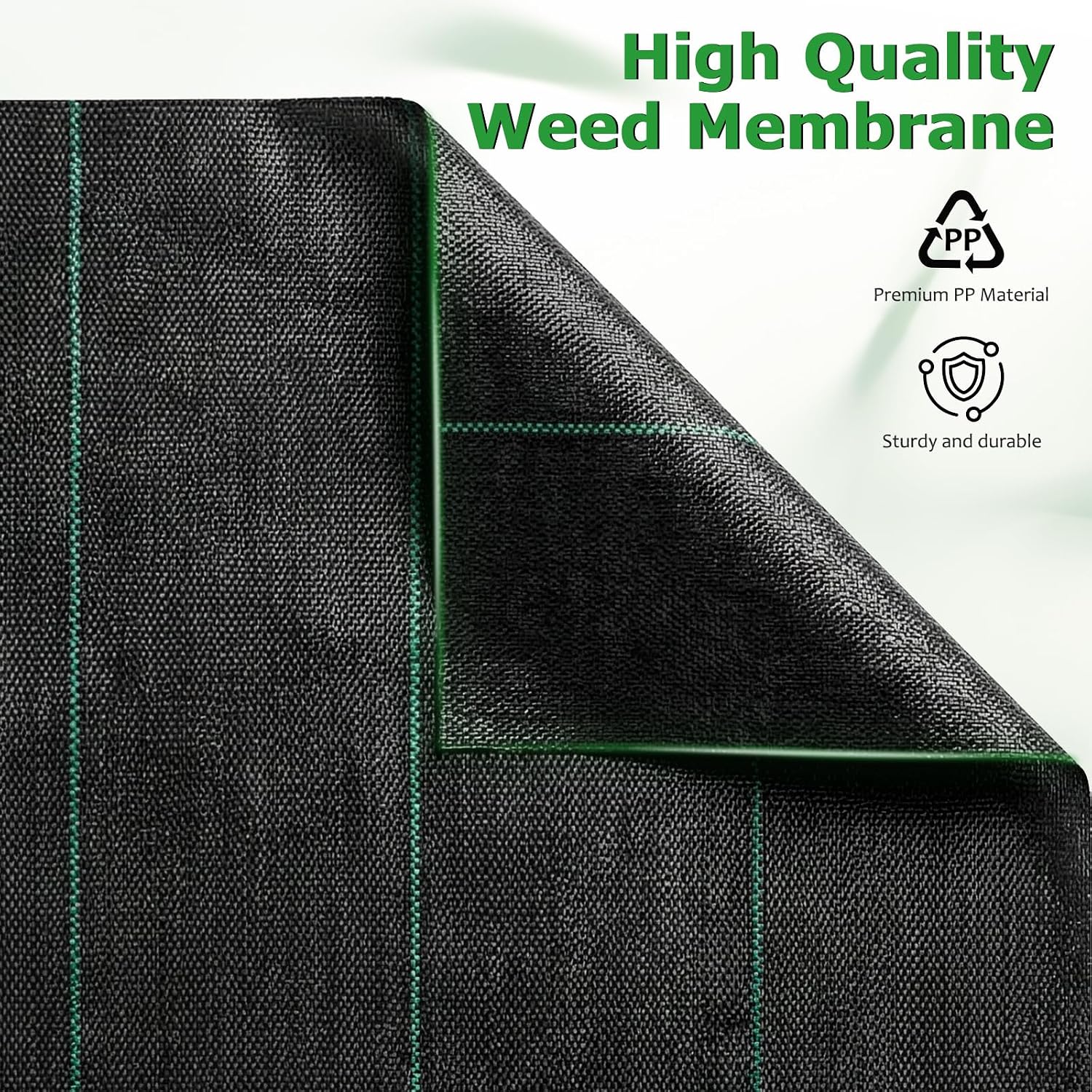 Thumbnail 2 de DMSELL 3m x 10m Heavy Duty Weed Control Membrane
