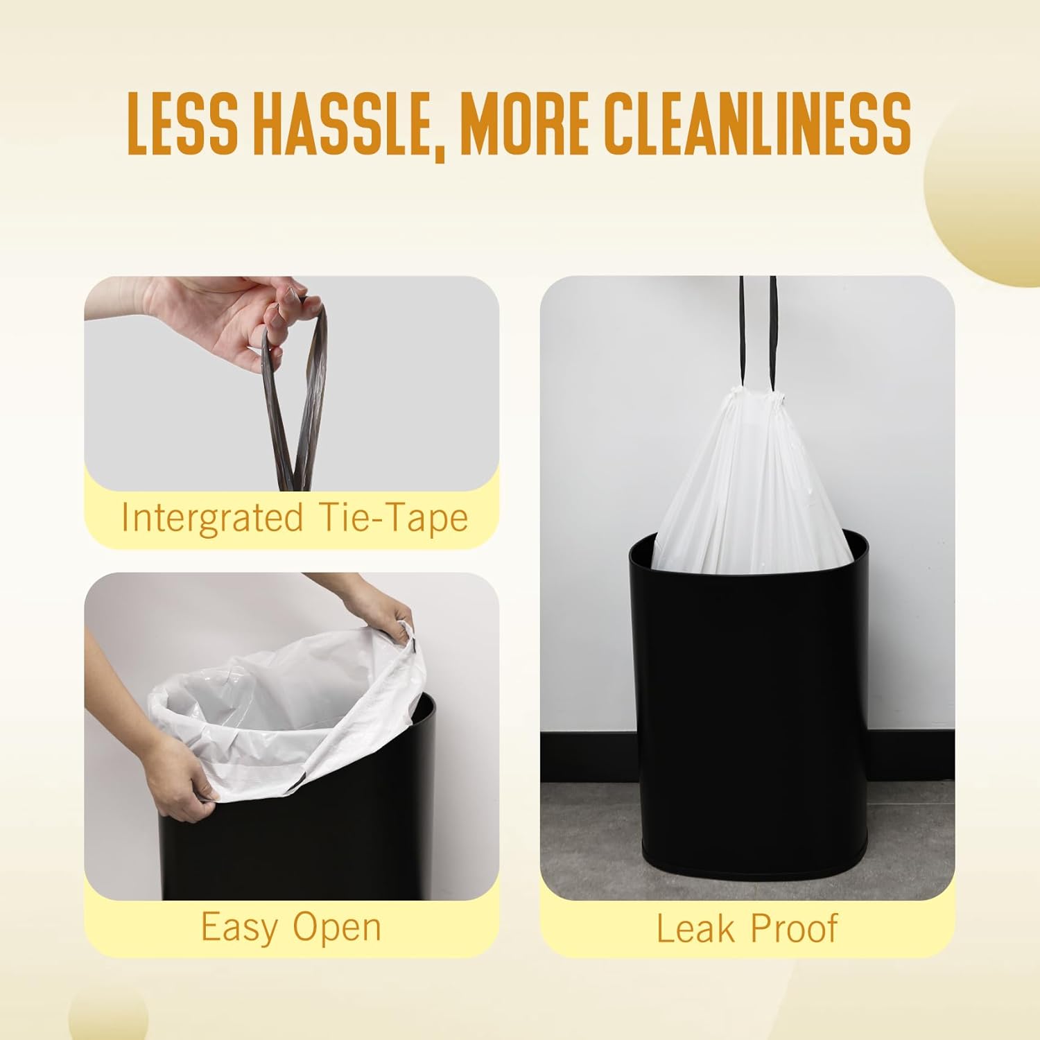 Thumbnail 3 de GRANDMA SHARK 60 × 74 cm bin bags 90-pack 🗑️