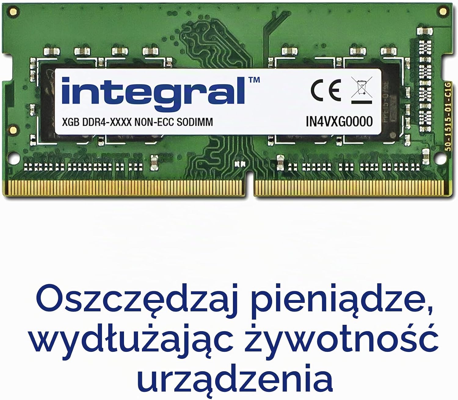 Detalle 1 de Integral IN4V8GNELSXK2, 16 GB DDR4 SO-DIMM 2666 MHz, zestaw 2 × 8 GB