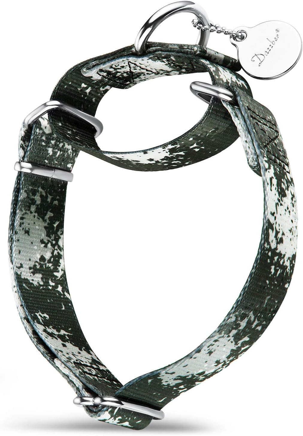 Detalle de Dazzber Martingale Collar 2.5cm Jungle Camo
