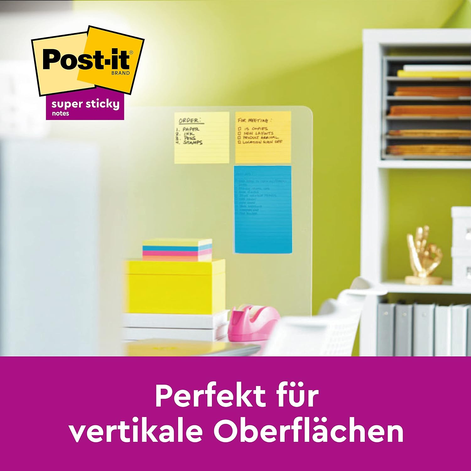 Thumbnail 4 de Post-it Super Sticky Large Notes 152x101 mm