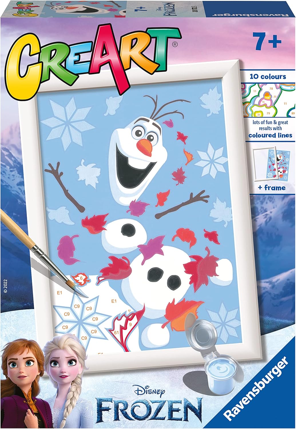 Thumbnail 1 de Ravensburger Creart E Disney Frozen Olaf - Kit Pintura Niños 🎨
