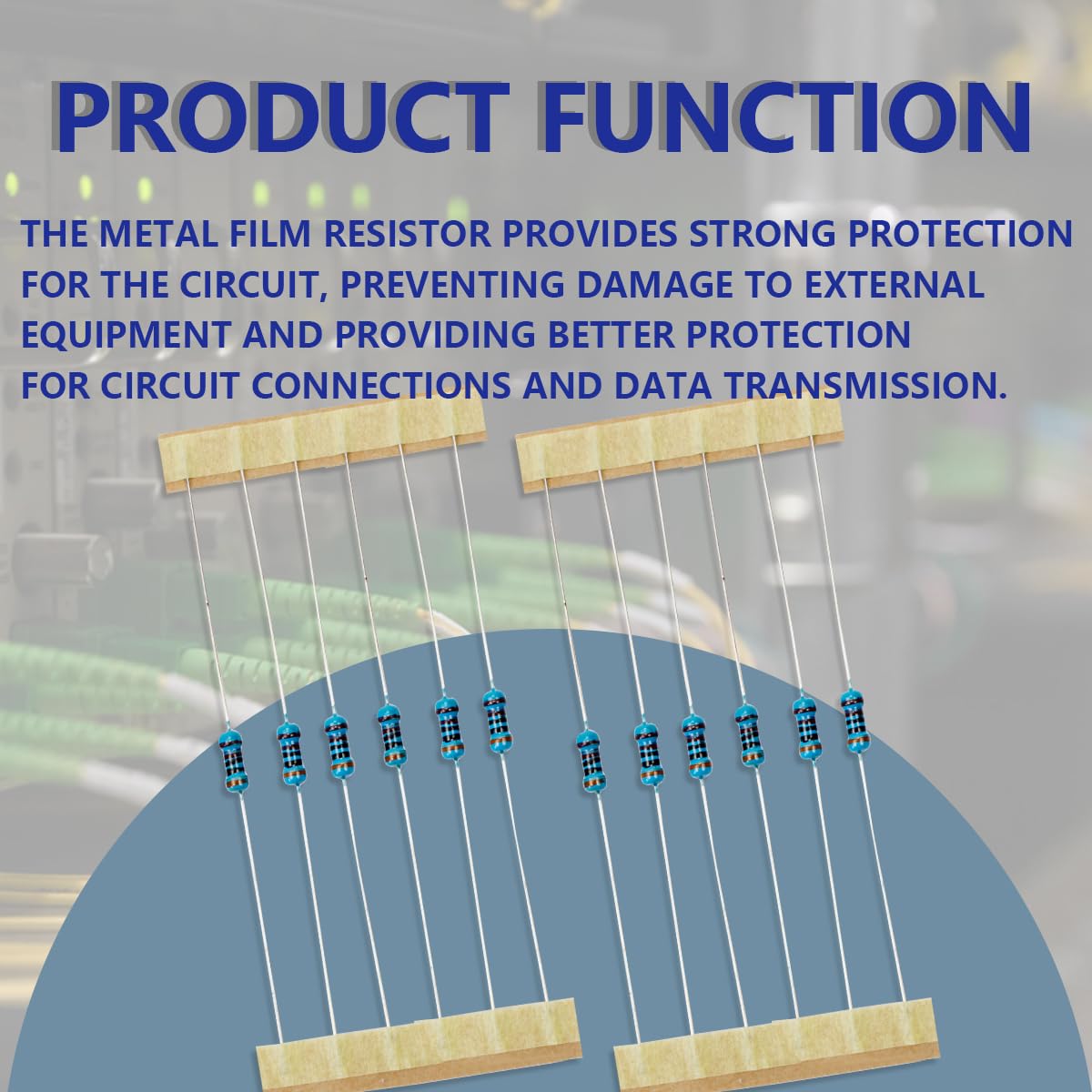 Thumbnail 3 de Innfeeltech 3 kΩ Metallfilmwiderstand 🔧