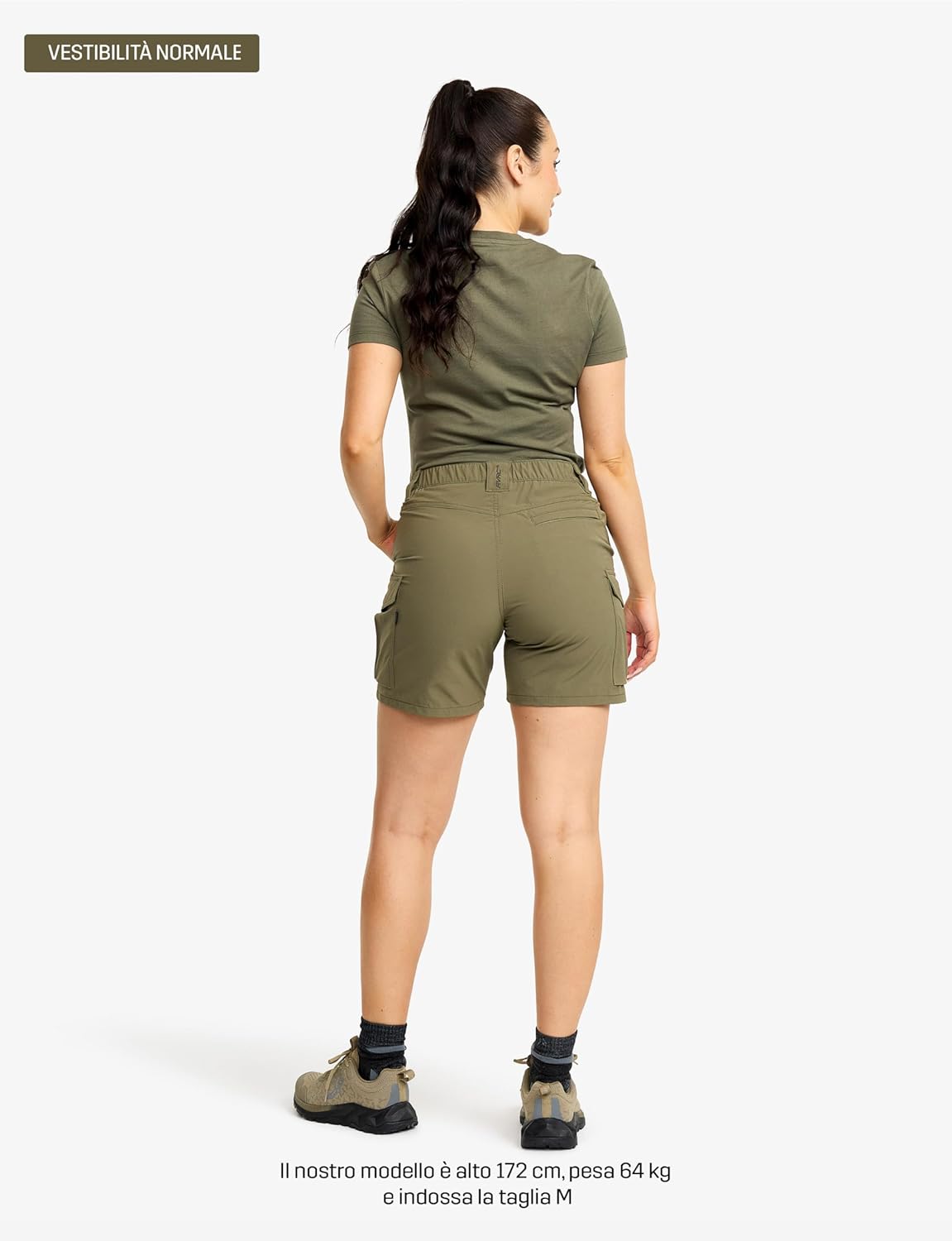 Thumbnail 3 de RevolutionRace Adventure Cargo Stretch Shorts da Donna — comfort, leggerezza e praticità per trekking e uso quotidiano
