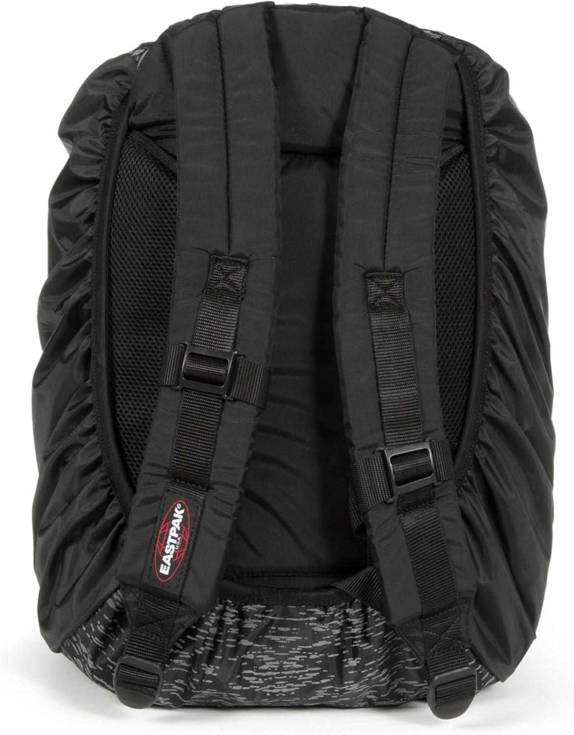 Detalle de Eastpak Cory: Housse de Pluie pour Sac à Dos – Drops (Noir)