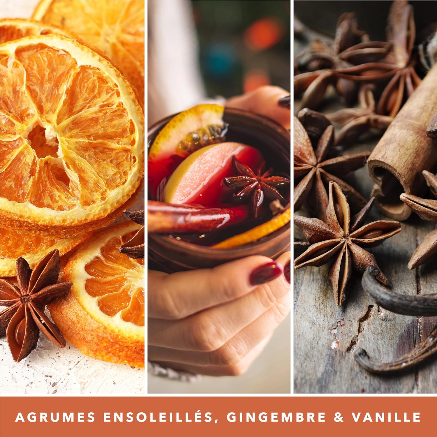 Thumbnail 1 de Yankee Candle bougie jarre parfumée grande taille Orange épicée — 623 g, jusqu’à 150 heures de combustion