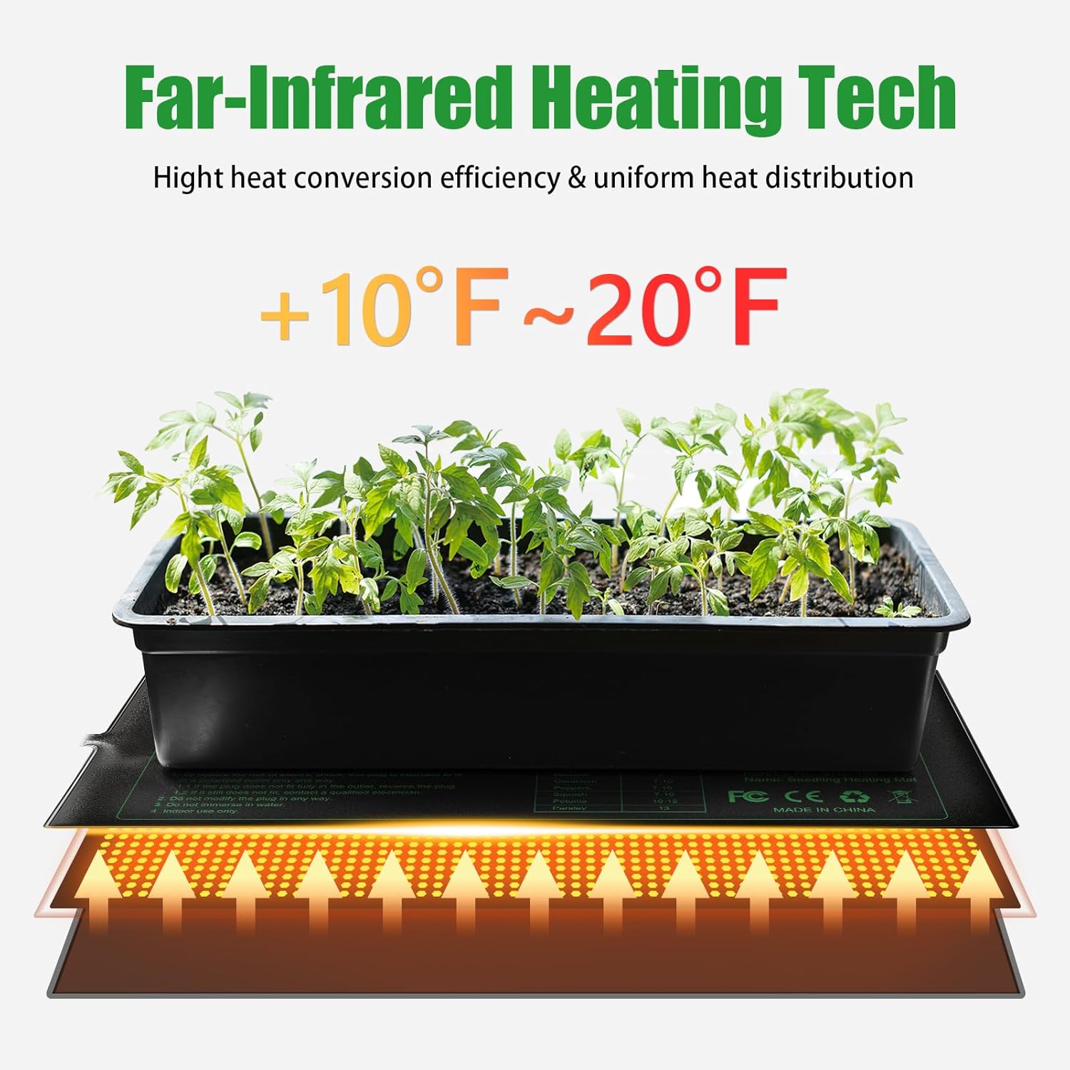 Thumbnail 4 de RIOGOO tappetino riscaldante 24x52 cm