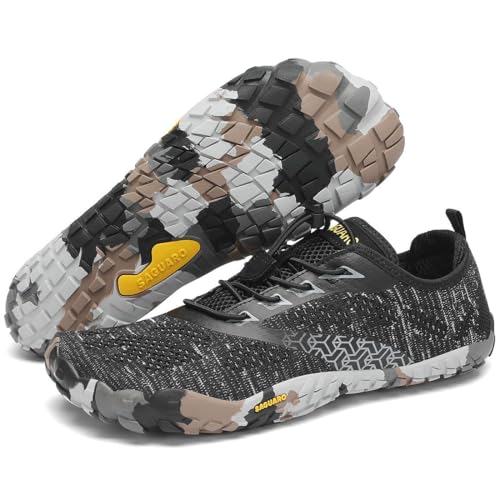 Detalle de SAGUARO Zapatillas Barefoot para Hombre y Mujer – Minimalistas para Deportes Acuáticos (Negro, 38 EU)