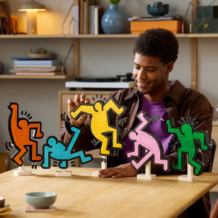 Thumbnail 8 de LEGO Art Keith Haring Tanzende Figuren 31216 – Pop-Art-Mosaik mit 1.773 Steinen