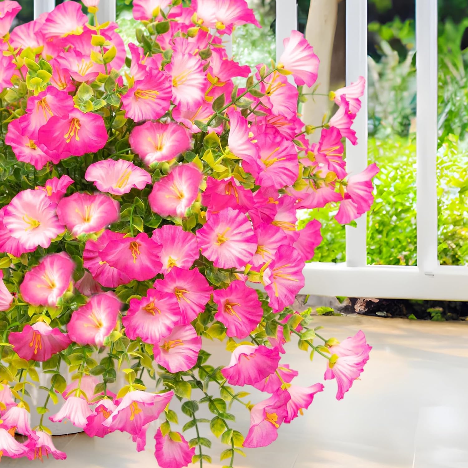 Detalle 2 de Orphidel Morning Glory 16 Bundles Faux Flowers