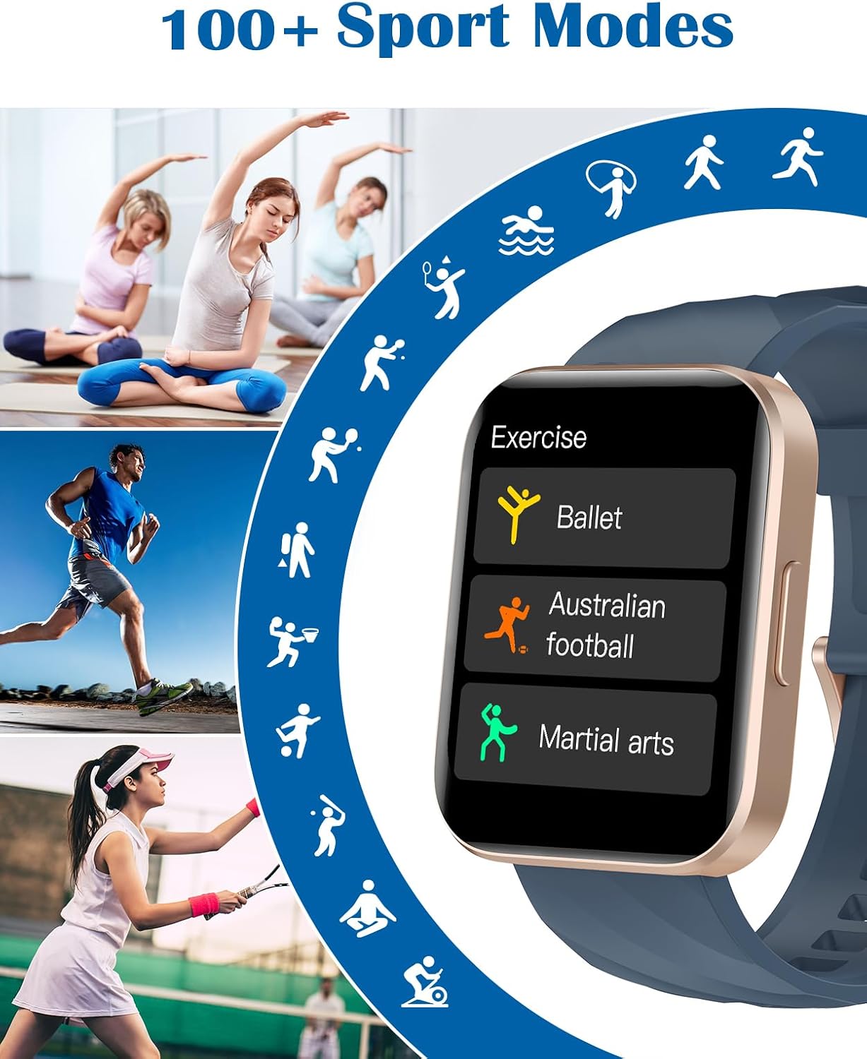Detalle de RUIMEN Smart Watch with Call Function