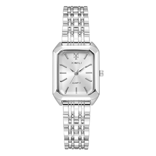 Detalle de OFFCUP Orologio da donna al quarzo, cassa da 36,8 mm e cinturino in acciaio
