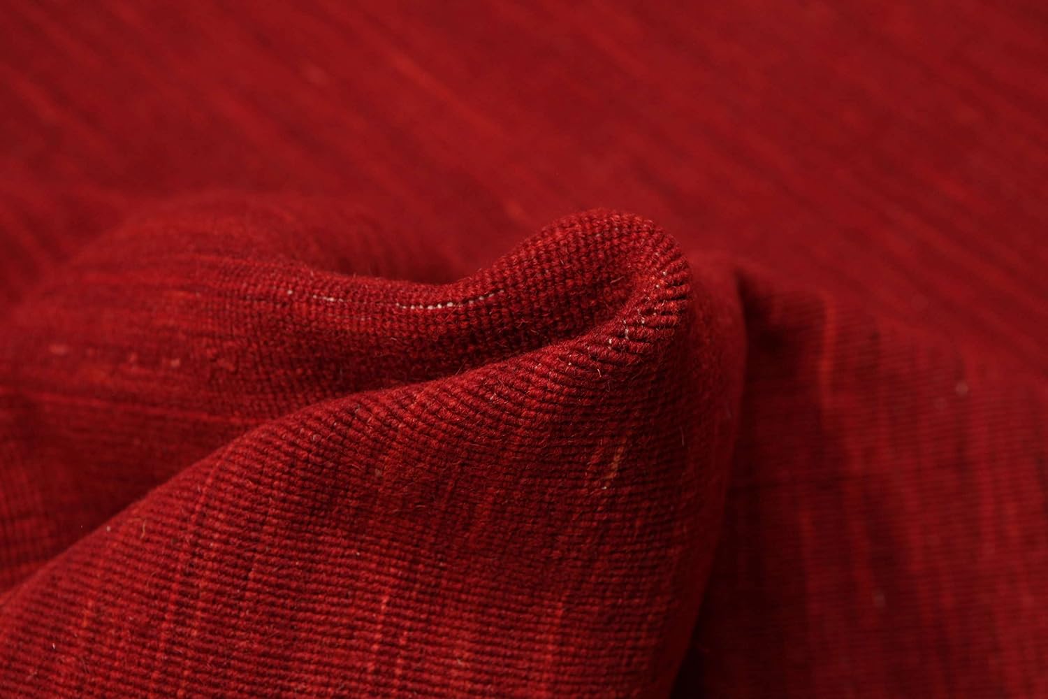 Detalle 2 de RugVista 29398 handgeweven wollen kelim, 250 x 350 cm, donkerrood