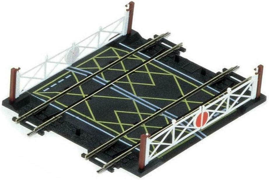 Thumbnail 1 de Hornby R636 OO Gauge Level Crossing Double Track extra track pieces (Black)