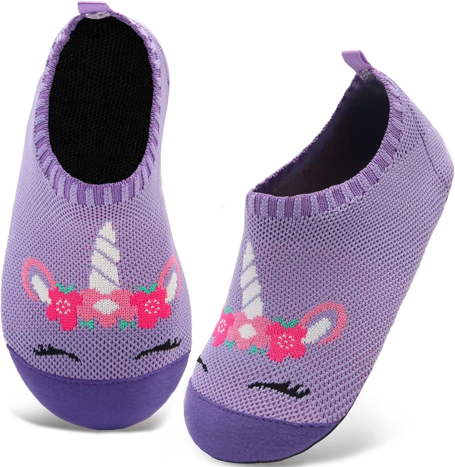 Detalle de Kyopp Hausschuhe Kinder – Barfußschuhe, rutschfest, antikollisionsfront, Fersenschutz