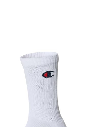 Detalle 1 de Champion Basics Unisex-Socken im 6er-Pack, Weiß, EU 27–30