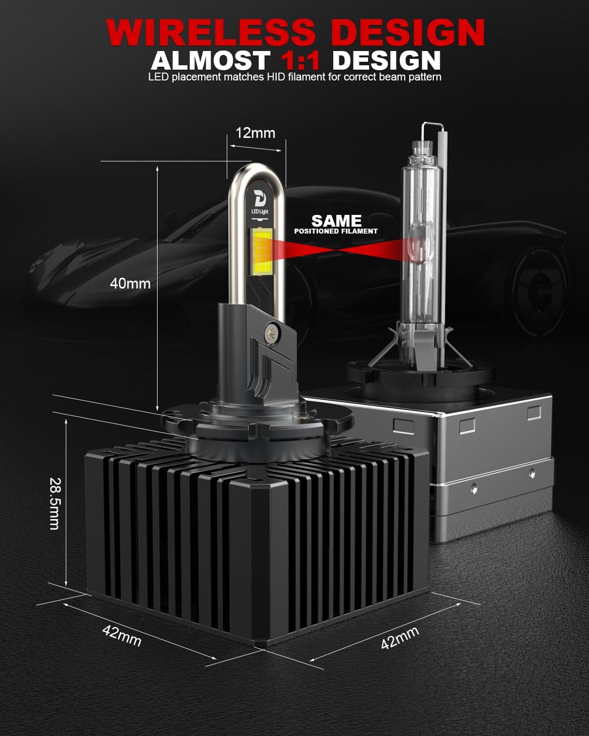 Detalle de Tongruiting D1S LED 110 W 38000 lm