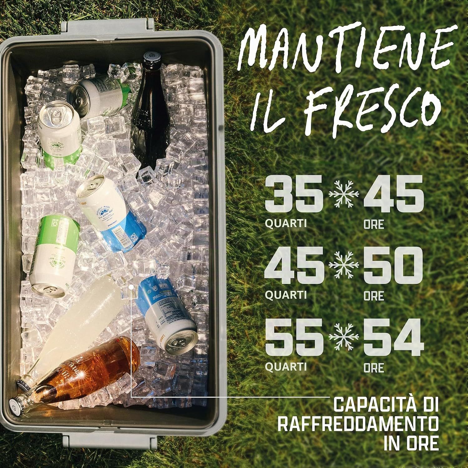 Detalle de Coleman Snap 'N Go 55QT Borsa frigo pieghevole – 52 L, raffreddamento efficiente per picnic e campeggio