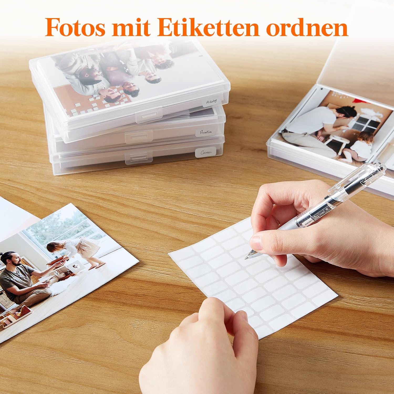 Thumbnail 5 de Lifewit Fotoaufbewahrungsbox 18 Fächer