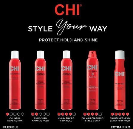 Thumbnail 6 de CHI Helmet Head Extra Firm Hairspray: Maximum Hold, Humidity-Resistant 10 Oz