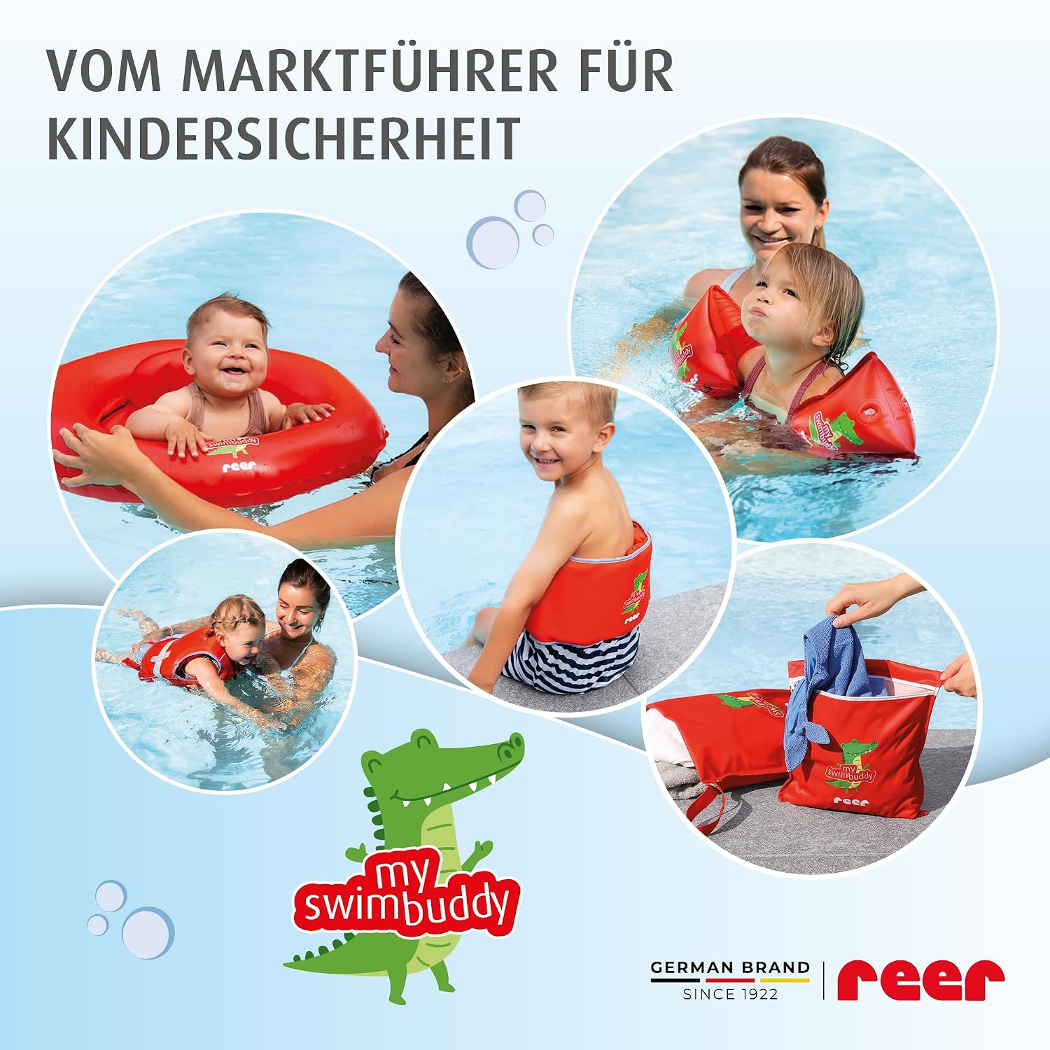Thumbnail 6 de reer myswimbuddy Wetbag-Set mit 2 Größen (Nassbeutel für Kinder und Erwachsene)