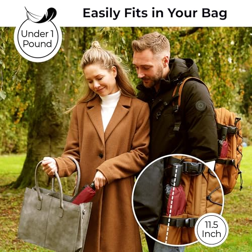 Thumbnail 1 de TUMELLA Strongest Windproof Travel Umbrella (Compact, 100MPH Wind-Tested)