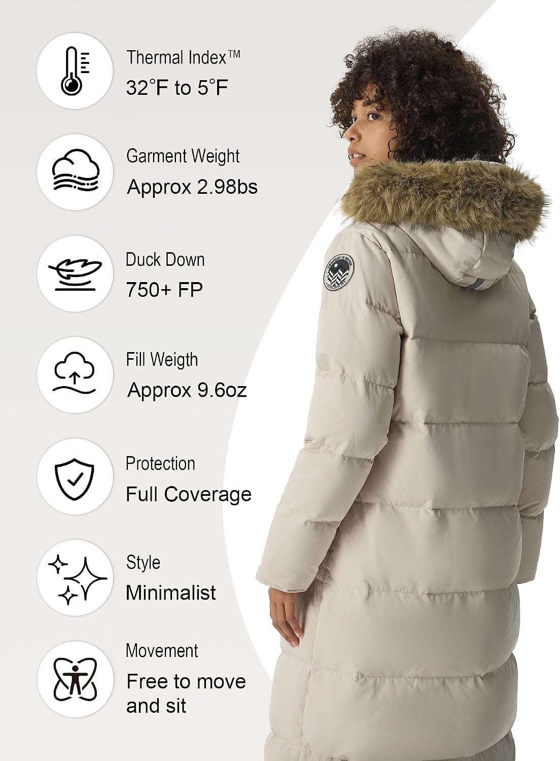 Thumbnail 6 de Fitouch Waukee Long Down Coat 750+ Fill