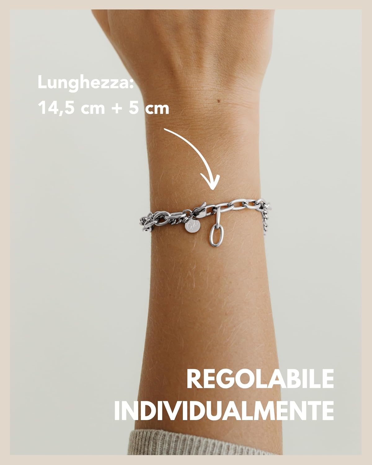 Thumbnail 4 de GD GOOD.designs Bracciale cuore regolabile 14,5–19,5 cm
