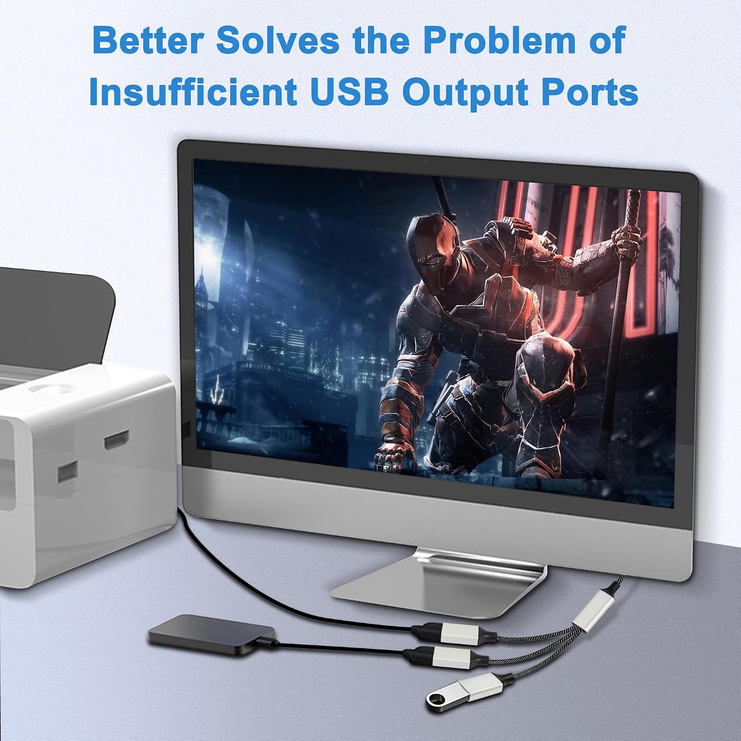 Thumbnail 6 de MEIRIYFA USB-Splitter 3 in 1 OTG 480 Mbps