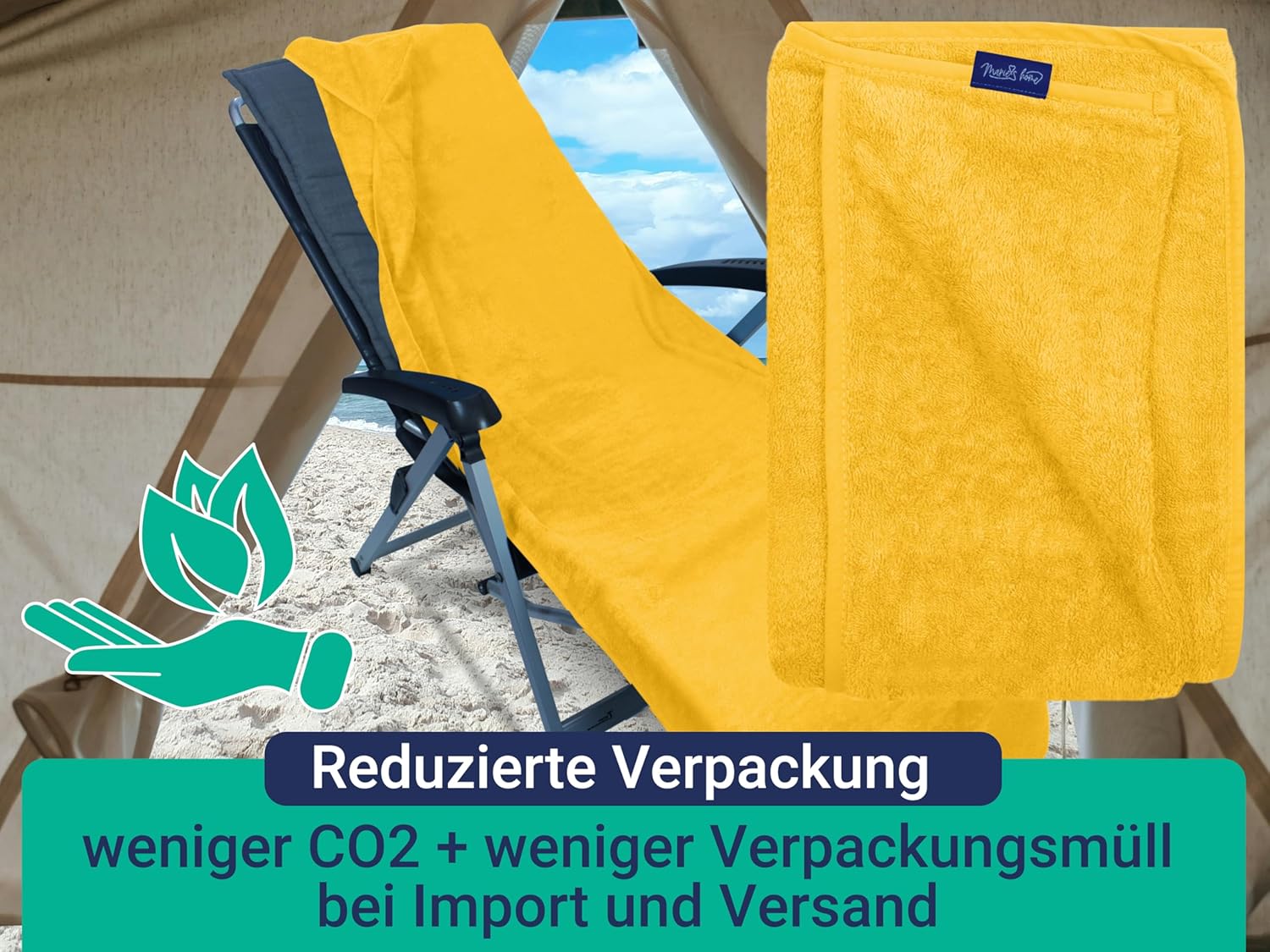 Thumbnail 5 de Marie’s Home Fodera in spugna per sedia da giardino e sdraio 70 x 200 cm – morbidezza estiva in 8 colori