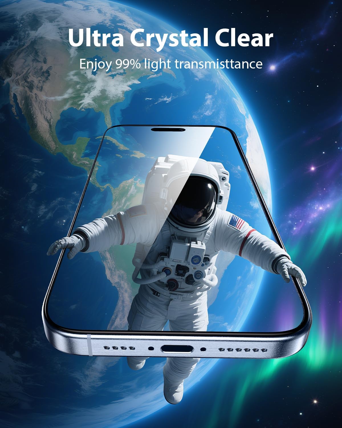 Detalle 2 de Mkeke Screen Protector for iPhone 17 6.3"