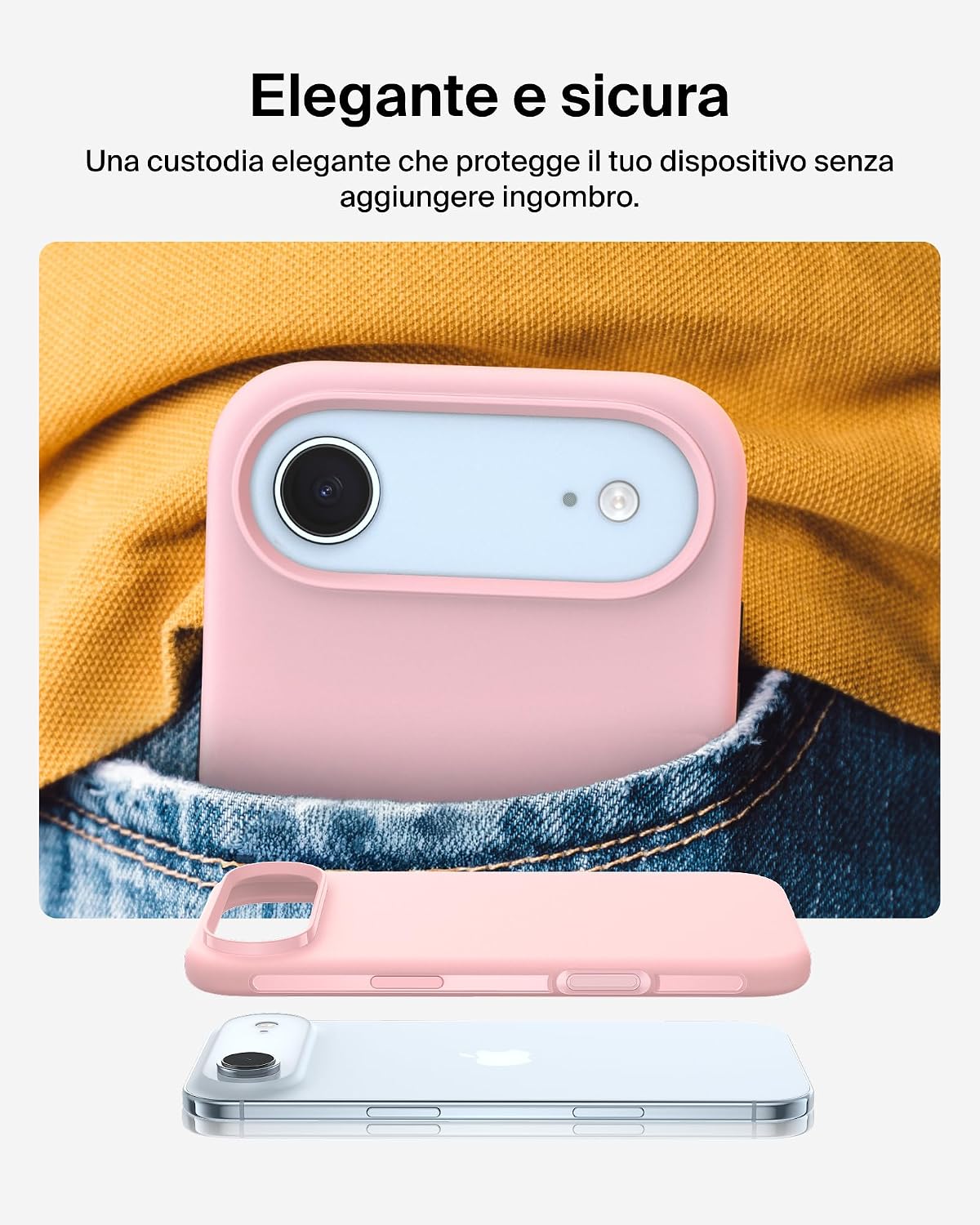 Thumbnail 6 de Belkin SheerForce Protect Cover iPhone Air rosa
