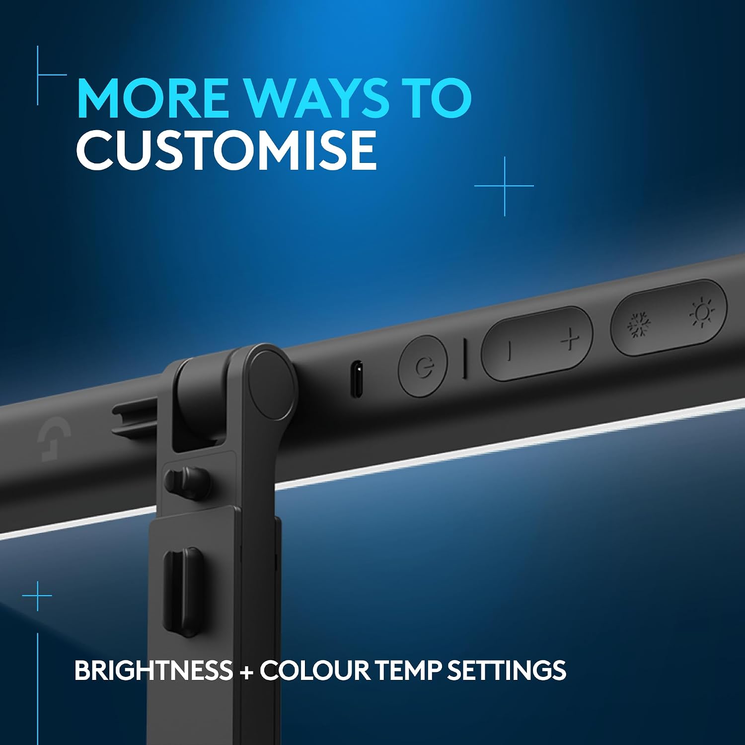 Thumbnail 5 de Logitech G Litra Beam LED Gaming Light Bar, Graphite, Bluetooth, Adjustable Stand