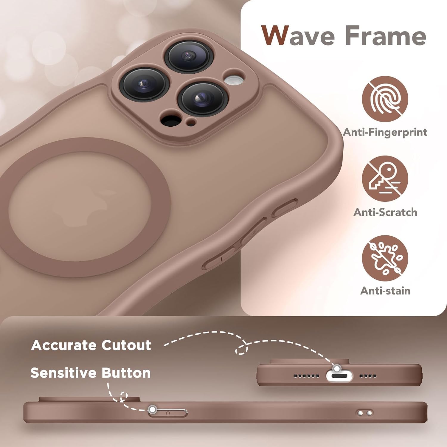 Thumbnail 6 de CAPRARO Cute for iPhone 15 Pro Case 14 FT Drop Protection